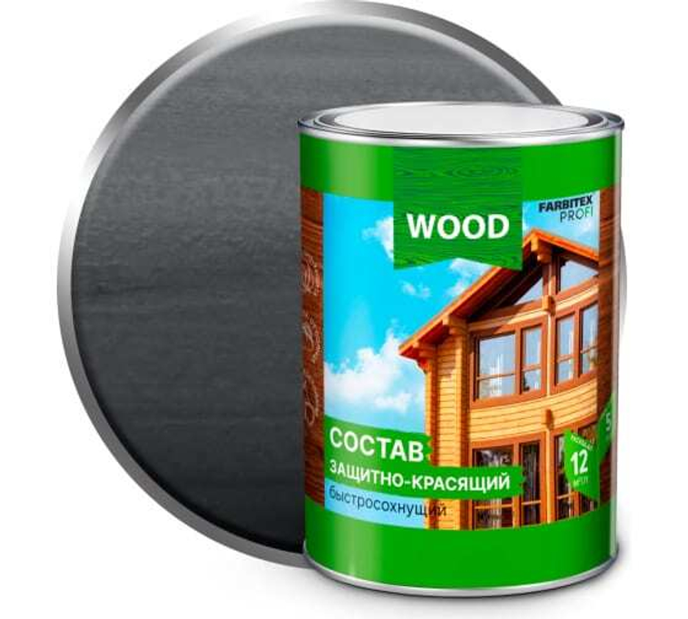 Состав защитно-красящий 3в1 Скандинавия (0,8л) FARBITEX PROFI WOOD EXTRA