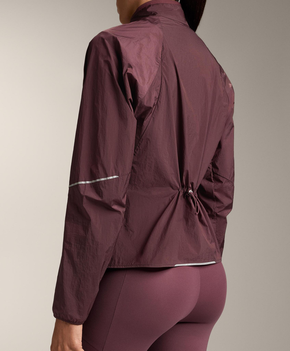 Oysho Водоотталкивающая куртка, бургунди