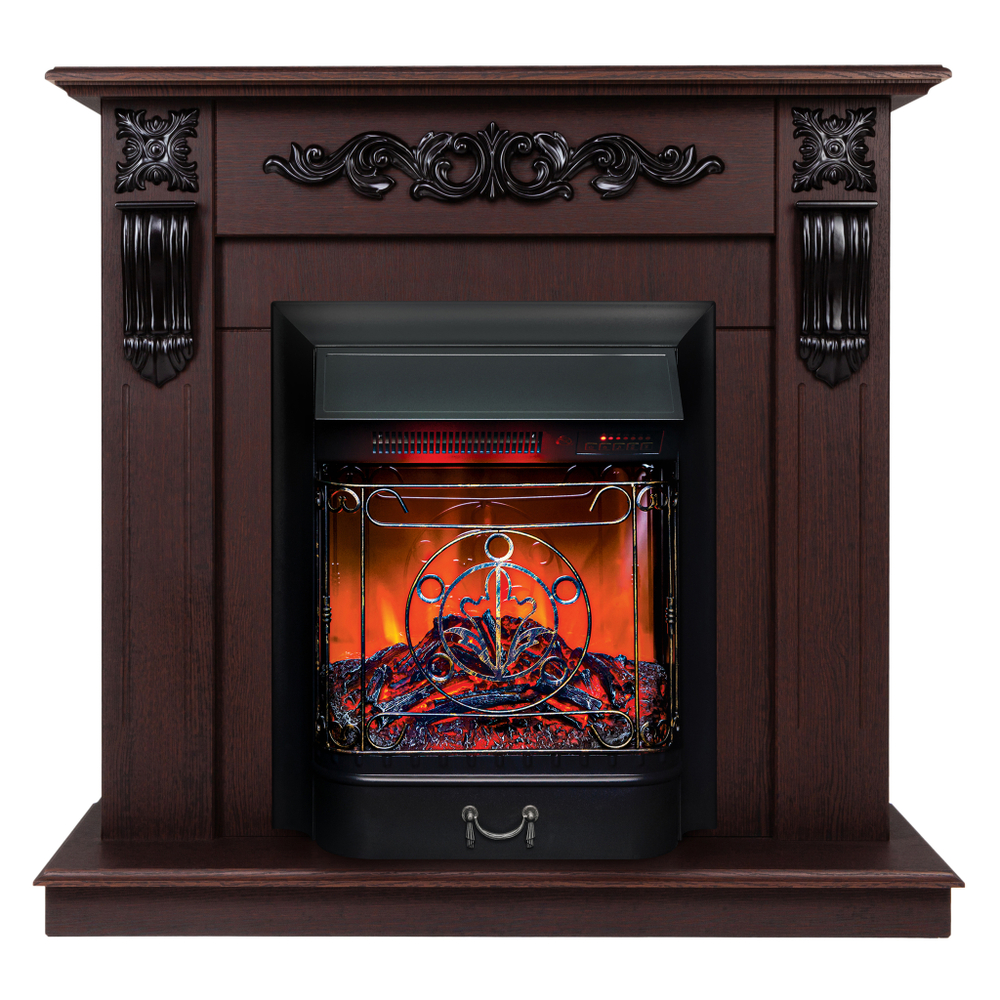 Каминокомплект Real Flame Dominica DN с очагом Majestic Lux Black RC
