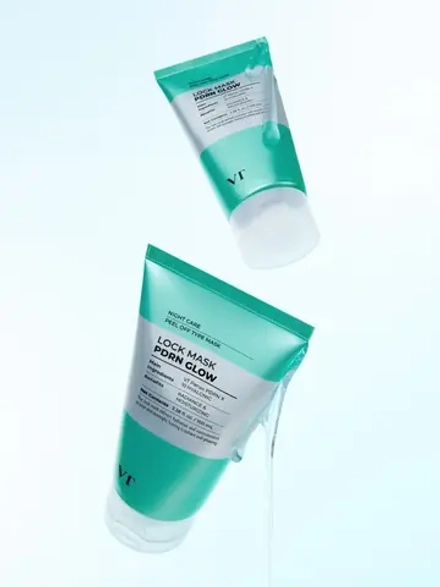 VT Cosmetics Ночная маска-плёнка с ПДРН для глубокого увлажнения и сияния кожи PDRN Glow Lock Mask 100 мл