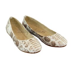 Балетки из кожи питона SH-61