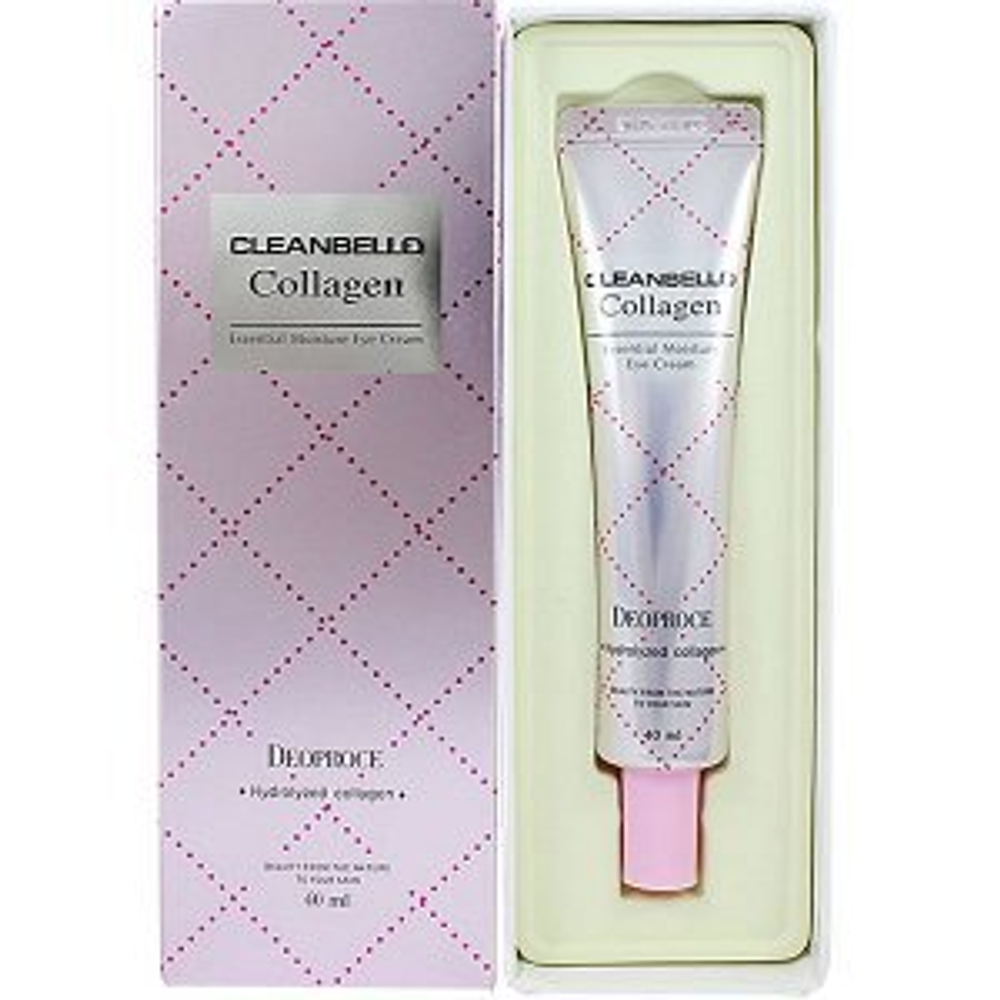 Deoproce Cleanbello Collagen Essential Moisture Eye Cream омолаживающий крем-сыворотка для век с коллагеном