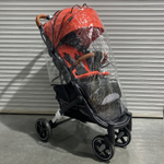 Прогулочная коляска D200 Красный текстиль полный комплект