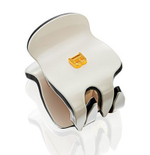 Balmain Hair Couture Краб бело-черный размер XS Cellulose Acetate Pince a Cheveux Extra Small White/Black