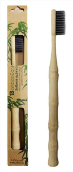 Зубная щетка д/взрослых BambooDent бамбук,плоская ручка