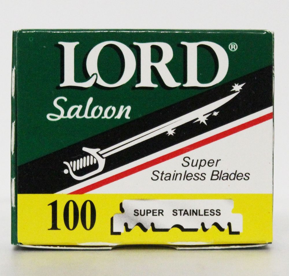 Lord лезвия Lord L.100 GB Saloon Super Stainless (половинчатые) 100 шт