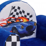 Кресло мягкое Тутси "Скорость" (синий, модель "Детство"), 732-2021