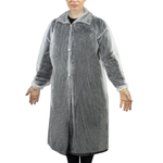 Халат одноразовый белый на кнопках КОМПЛЕКТ 10 шт., XL, 52-54 размер, 110 см, рукав на резинке, 20 г/м2, СНАБЛАЙН