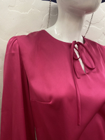 Блуза шелк фуксия