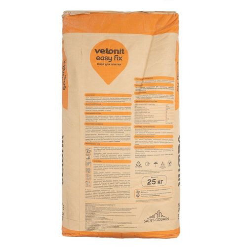 Клей для плитки Ветонит Easy Fix C0T 25 кг