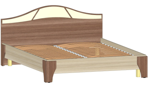 Кровать 2-х спальная Верона 1600 Ясень Шимо комбинированный