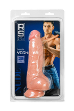 Фаллоимитатор ToyFa York, реалистичный рельеф, 20 см