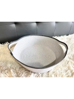 Корзинка плетёная из хлопка c ручками