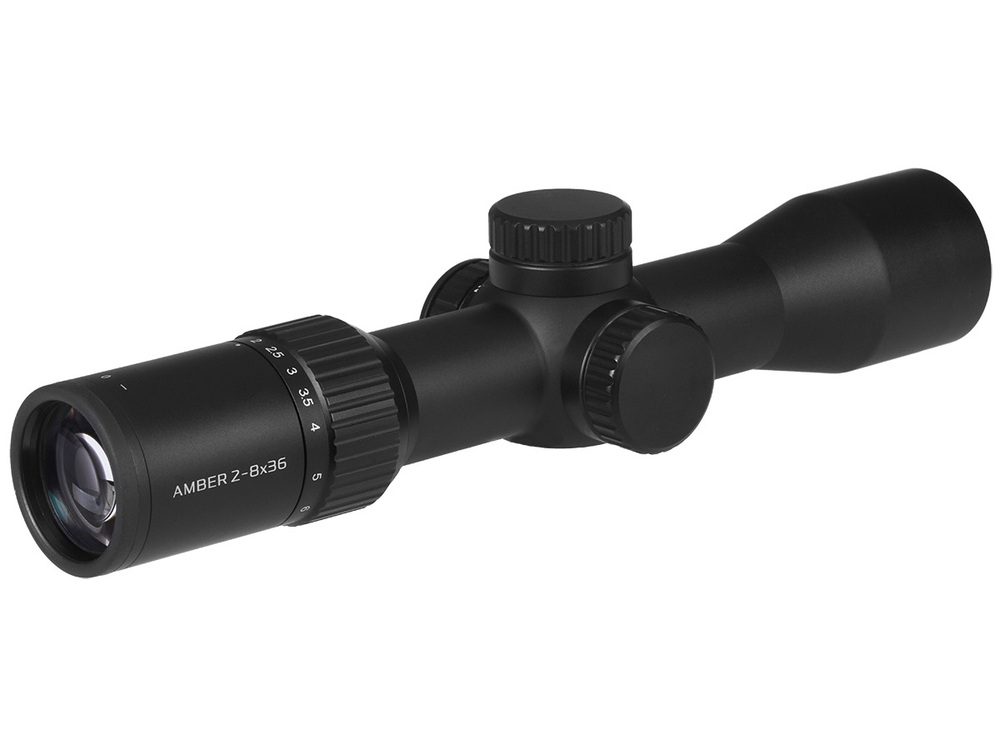 Прицел Gaut Amber 2-8x36, сетка 27 (Mil-Dot) - фото 2