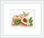 Набор для вышивания "М.П.Студия" М-733 "Южный персик" 6 х 9 см