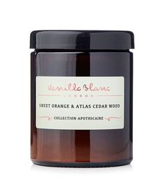 Аромасвеча Сладкий апельсин и Кедр, Vanilla Blanc