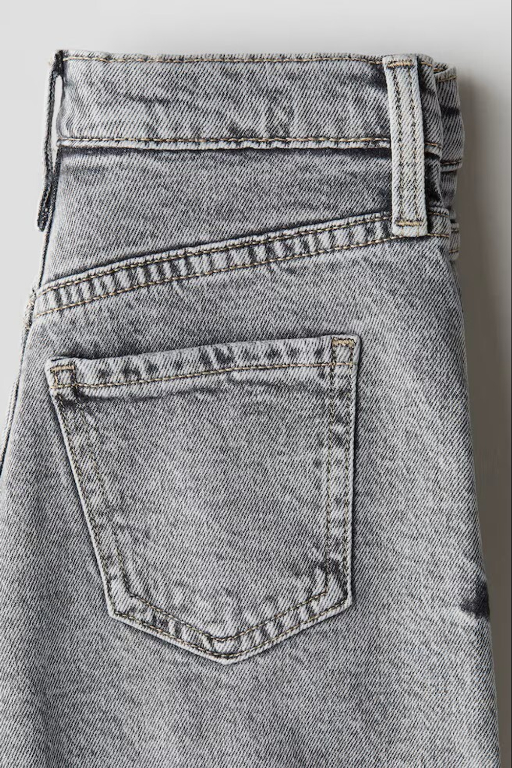 H&M Джинсы Wide Leg, светло-серый