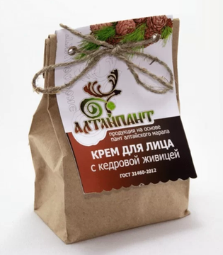 Пантовый крем для лица с кедровой живицей