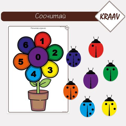 Развивающая игра "Сосчитай"