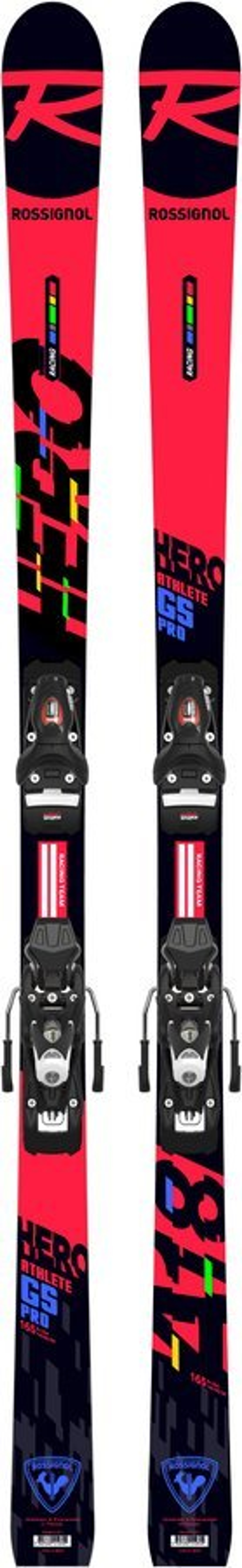 ROSSIGNOL юниорский гигант HERO ATHLETE GS PRO 144  см , 151 см  без креплений/с креплениями NX 7/с креплениями SPX 10/с креплениями NX 10