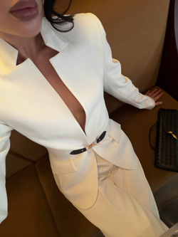 КОМПЛЕКТ WHITE ЖАКЕТ + БРЮКИ