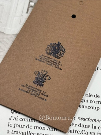 Бирка Барб. бумажная коричневая 110х75 мм