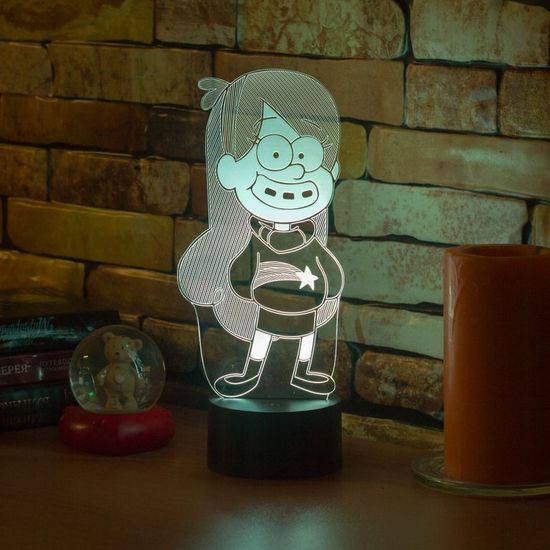 3D светильник с режимом плавной смены цвета