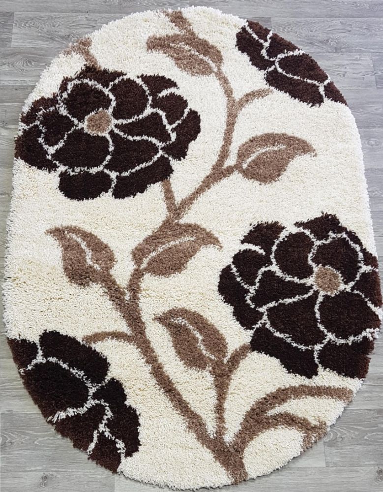 Shaggy Xxx 36269A WHITE \ BEIGE Овал