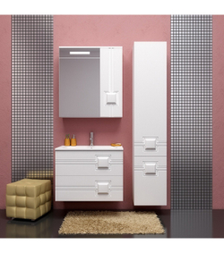 Мебель для ванной Opadiris Квадро 70  70х55х45см. цвет белый