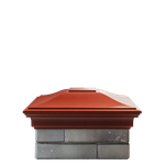 Колпак полимеркомпозитный Monblan 385*385 (1,5 кирпича) красный