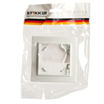 Рамка 1-местная STEKKER, PFR00-9001-01, серия Эрна, белый 39623