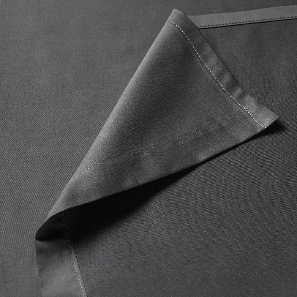 Простыня IKEA NATTJASMIN (НАТТЭСМИН), Темно-серый, 240х260 см