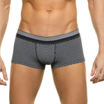 Серые трусы-хипсы с геометрическим принтом (Размер: L) (Цвет: серый)