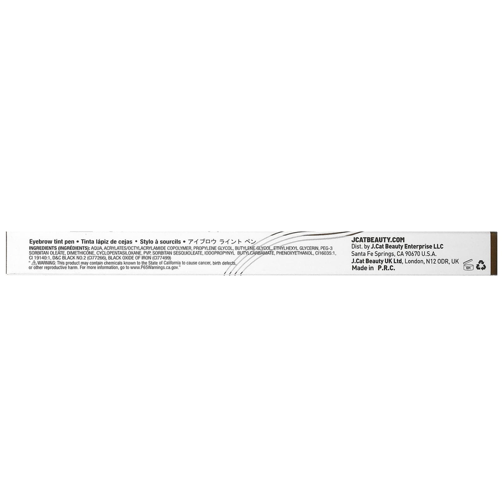 J.Cat Beauty, Ручка для контурирования бровей с 4 кончиками, ETP102, коричневая, 1,5 г (0,05 унции)