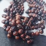 Обсидиан, гладкий шар, красочный, р-р 6мм