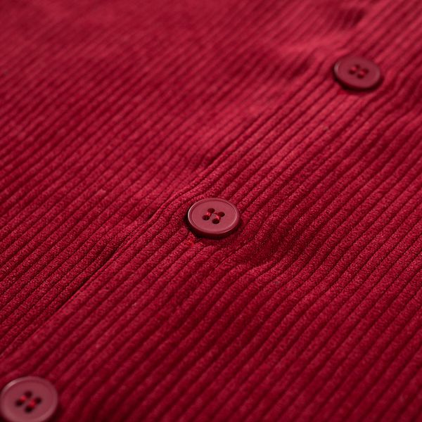 Рубашка Velvet Button Det Бордовый-Горчичная - фото 9