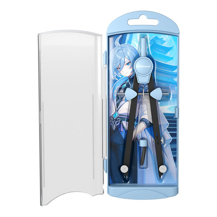 Готовальня EK "Manga" 2 предмета, голубая