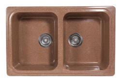 Мойка каменная S-14 глянец (Sim Gran), Терракот