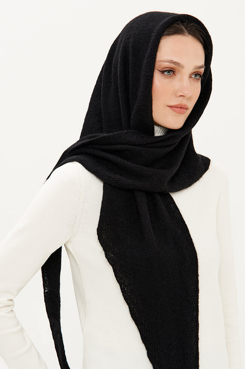 8421 Косынка женская (черный)