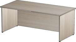 Стол руководителя основной Стандарт Про ясень шимо светлый