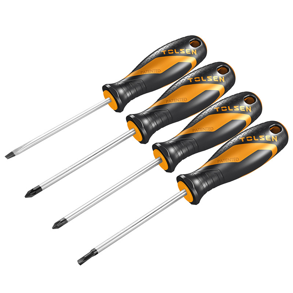 TOLSEN (TT20180) Набор отверток "GRIPro", 4 предмета