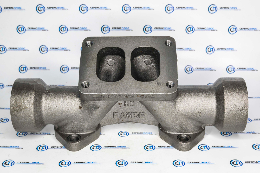 Коллектор выпускной FAW J6 (средняя часть) под наклоном 1008042DM01-074A