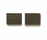 Нашивка петличная на липучке Медицина поле