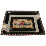 Хьюмидор Elie Bleu Alba Black 75 cigars с пепельницей