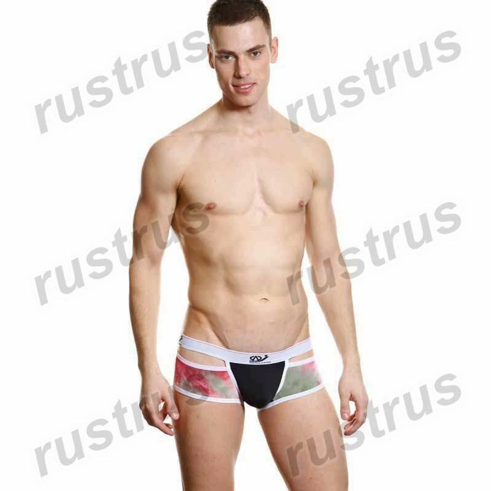 Мужские трусы хипсы розовые WANGJIANG