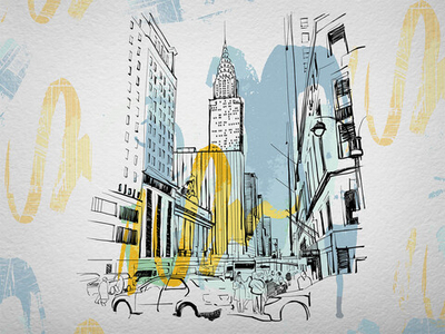 Дизайнерские обои Wall Street Urban