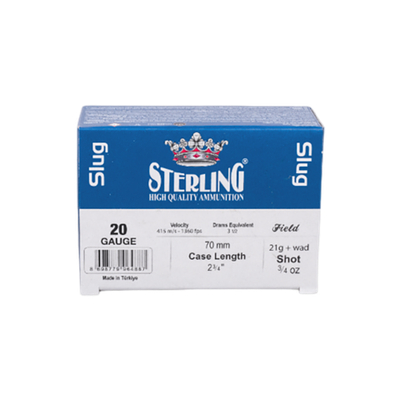 Патрон 20/70 STERLING SLUG 25г., коробка 10 шт.