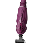 Фиолетовая секс-машина с функцией нагрева, насадками и присоской Sesh (Цвет: фиолетовый)