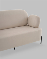 Диван Кэнди велюр бежевый