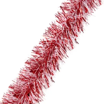 Мишура 2 м 9 см «Снежное сияние», Красный